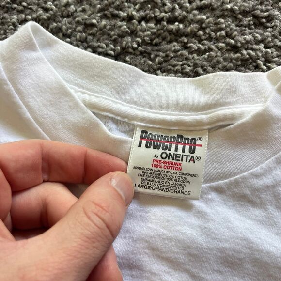 VTG 1997 John Force Racing NASCAR Gastrol GTX T Shirt All Over Print Size Large - Picture 4 of 7